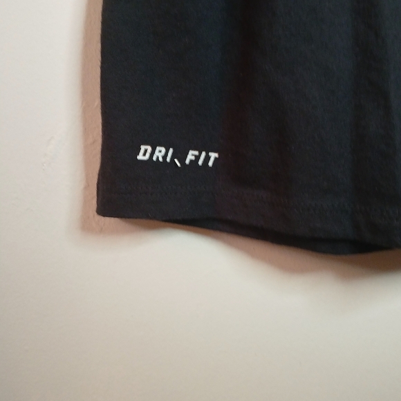 (#208) The Nike Tee Just Do It Black & Orange T-Shirt Size Medium - Picture 2 of 11